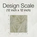 Candice Olson Leaf Concerto wallpaper, color Taupe, SKU OS4243