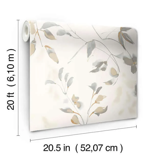 Candice Olson Linden Flower - Soft Neutral Wallpaper | Buy Online Candice Olson Linden Flower wallpaper, color Soft Neutral, SKU PSW1424RL