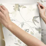 Candice Olson Linden Flower - Soft Neutral Wallpaper | Buy Online Candice Olson Linden Flower wallpaper, color Soft Neutral, SKU PSW1424RL
