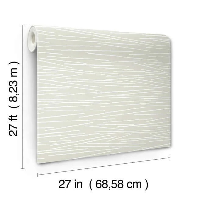 Candice Olson Line Horizon wallpaper, color Soft Green, SKU EV3934