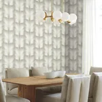 Candice Olson Lotus Light Stripe - White Wallpaper | Buy Online Candice Olson Lotus Light Stripe wallpaper, color White, SKU EV3955