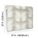 Candice Olson Lotus Light Stripe - White Wallpaper | Buy Online Candice Olson Lotus Light Stripe wallpaper, color White, SKU EV3955