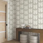 Candice Olson Lotus Light Stripe - White Wallpaper | Buy Online Candice Olson Lotus Light Stripe wallpaper, color White, SKU EV3955