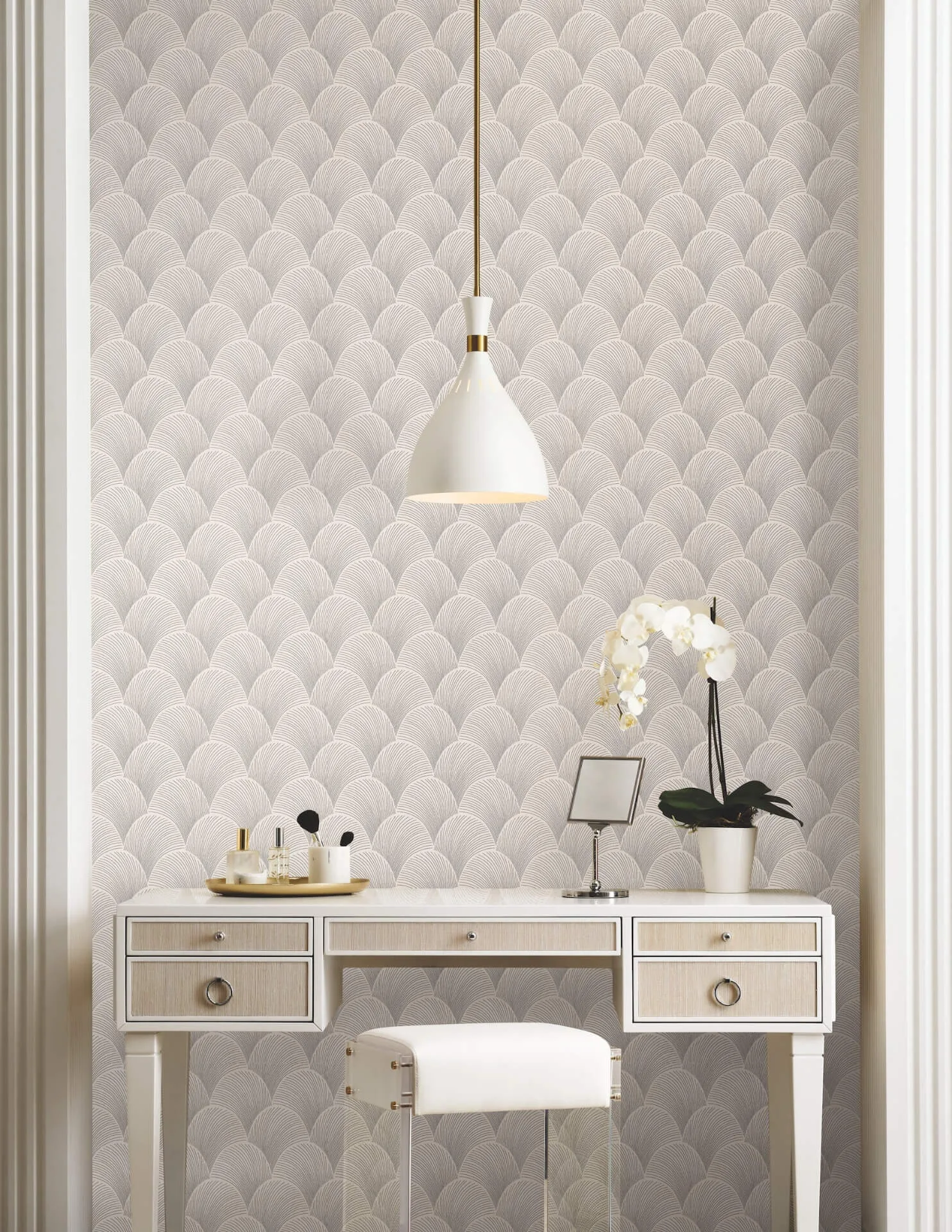 Candice Olson Metallic wallpaper, color Cream, SKU NT6104