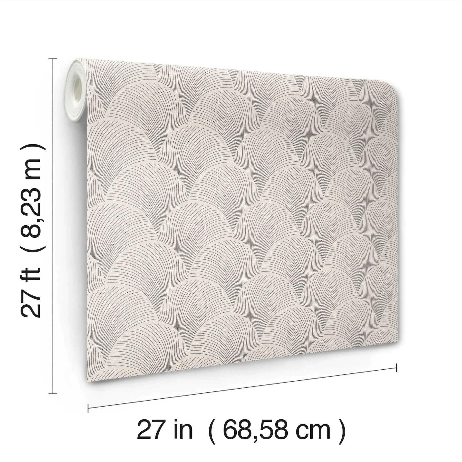 Candice Olson Metallic wallpaper, color Cream, SKU NT6104