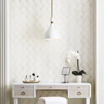 Candice Olson Metallic wallpaper, color White Gold, SKU NT6109