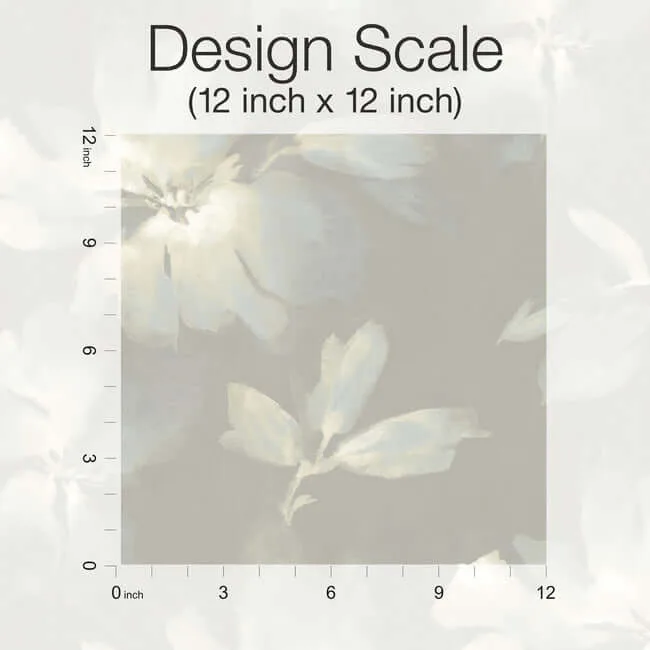Candice Olson Midnight Blooms - Light Blue & Grey Wallpaper | Buy Online Candice Olson Midnight Blooms wallpaper, color Light Blue & Grey, SKU PSW1415RL