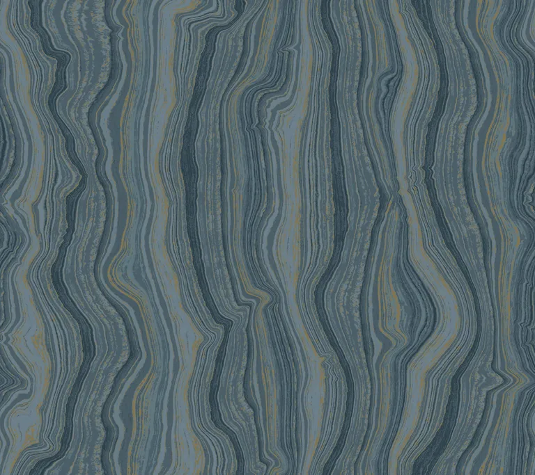 Candice Olson Mineral Shimmer wallpaper, color Denim & Gold, SKU DF3321