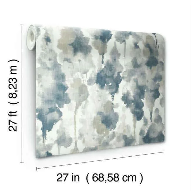 Candice Olson Mirage - Navy Wallpaper | Buy Online Candice Olson Mirage wallpaper, color Navy, SKU OS4291