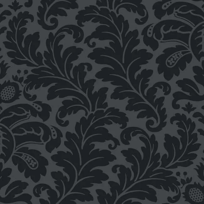 Candice Olson Modern Romance wallpaper, color Black, SKU DT5044
