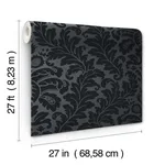 Candice Olson Modern Romance wallpaper, color Black, SKU DT5044