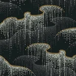 Candice Olson Moonlight Pearls - Black Wallpaper | Buy Online Candice Olson Moonlight Pearls wallpaper, color Black, SKU OS4261