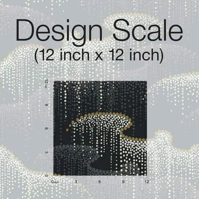 Candice Olson Moonlight Pearls - Black Wallpaper | Buy Online Candice Olson Moonlight Pearls wallpaper, color Black, SKU OS4261