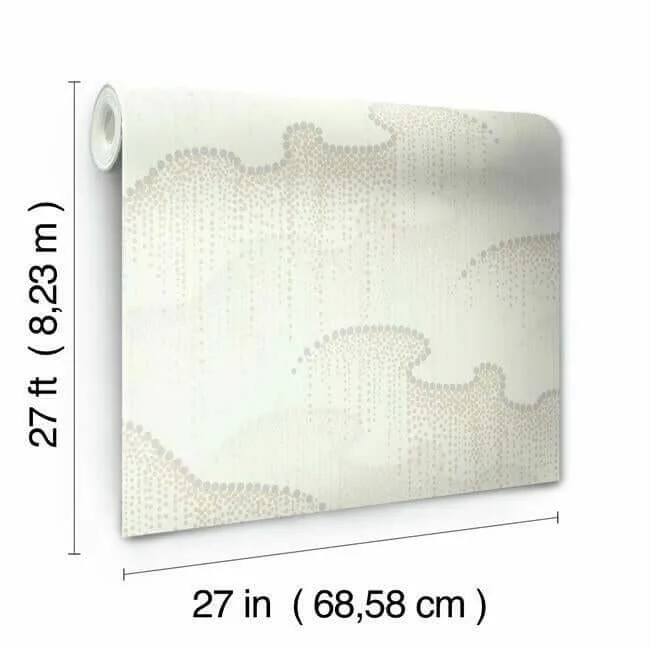 Candice Olson Moonlight Pearls wallpaper, color Cream, SKU OS4266