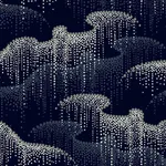Candice Olson Moonlight Pearls - Navy Wallpaper | Buy Online Candice Olson Moonlight Pearls wallpaper, color Navy, SKU OS4264