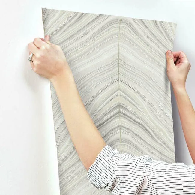 Candice Olson Onyx Strata wallpaper, color Beige, SKU CI2415