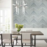 Candice Olson Onyx Strata wallpaper, color Mist Blue, SKU PSW1421RL