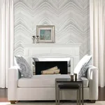Candice Olson Onyx Strata - Sheer Grey Wallpaper | Buy Online Candice Olson Onyx Strata wallpaper, color Sheer Grey, SKU PSW1422RL