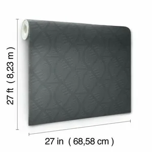 Candice Olson Opposites Attract wallpaper, color Dark Grey, SKU CI2383