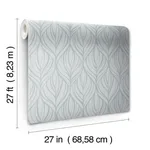 Candice Olson Palma - Blue & Silver Wallpaper | Buy Online Candice Olson Palma wallpaper, color Blue & Silver, SKU DT5083