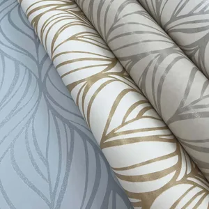 Candice Olson Palma wallpaper, color Blue & Silver, SKU DT5083