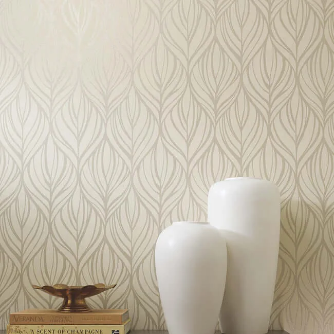 Candice Olson Palma wallpaper, color Taupe & Silver, SKU DT5082
