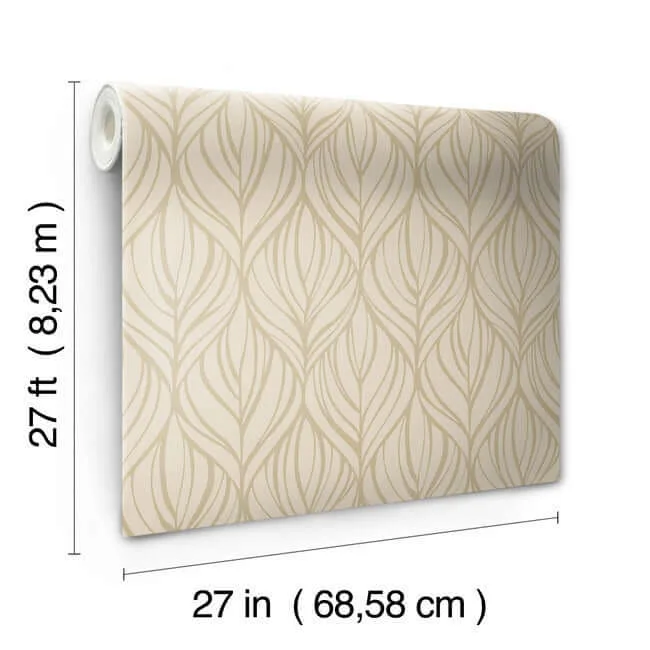 Candice Olson Palma wallpaper, color Taupe & Silver, SKU DT5082