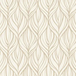 Candice Olson Palma wallpaper, color White & Gold, SKU DT5081