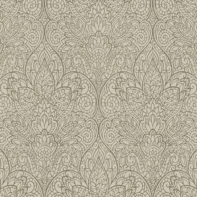 Candice Olson Paradise wallpaper, color Brown Metallic, SKU CD4010