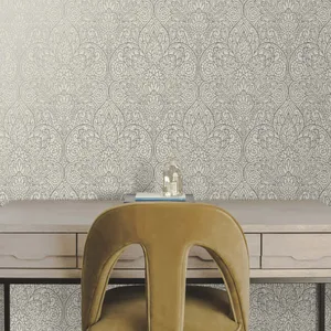 Candice Olson Paradise wallpaper, color Grey Metallic, SKU CD4011