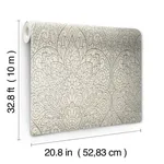 Candice Olson Paradise - Grey Metallic Wallpaper | Buy Online Candice Olson Paradise wallpaper, color Grey Metallic, SKU CD4011