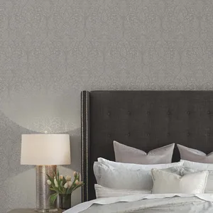 Candice Olson Paradise wallpaper, color Dark Taupe & Silver, SKU DT5012