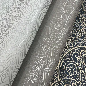 Candice Olson Paradise wallpaper, color Navy & Gold, SKU DT5013