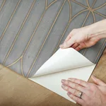 Candice Olson Pavilion wallpaper, color Charcoal, SKU PSW1410RL