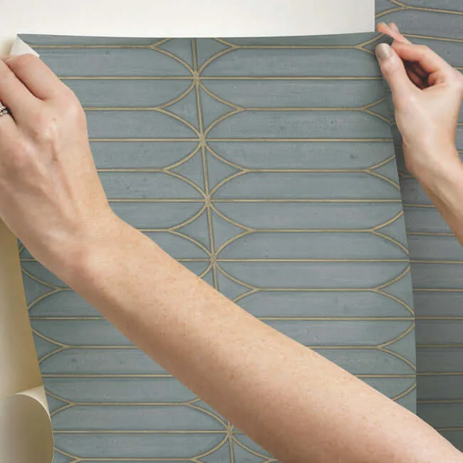 Candice Olson Pavilion wallpaper, color Charcoal, SKU PSW1410RL
