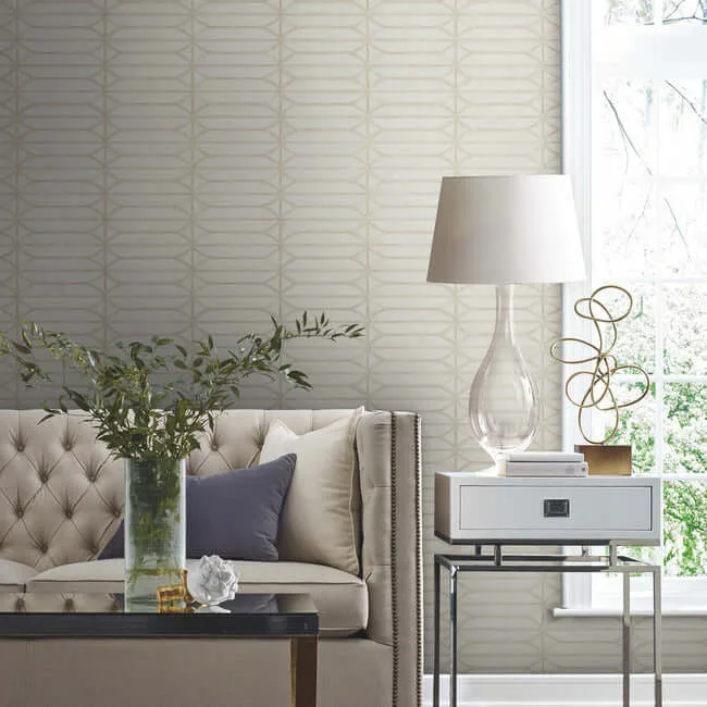 Candice Olson Pavilion - Taupe Wallpaper | Buy Online Candice Olson Pavilion wallpaper, color Taupe, SKU PSW1411RL