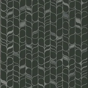 Candice Olson Perfect Petals wallpaper, color Black & Silver, SKU OS4205