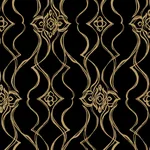 Candice Olson Pirouette wallpaper, color Black & Gold, SKU DF3371