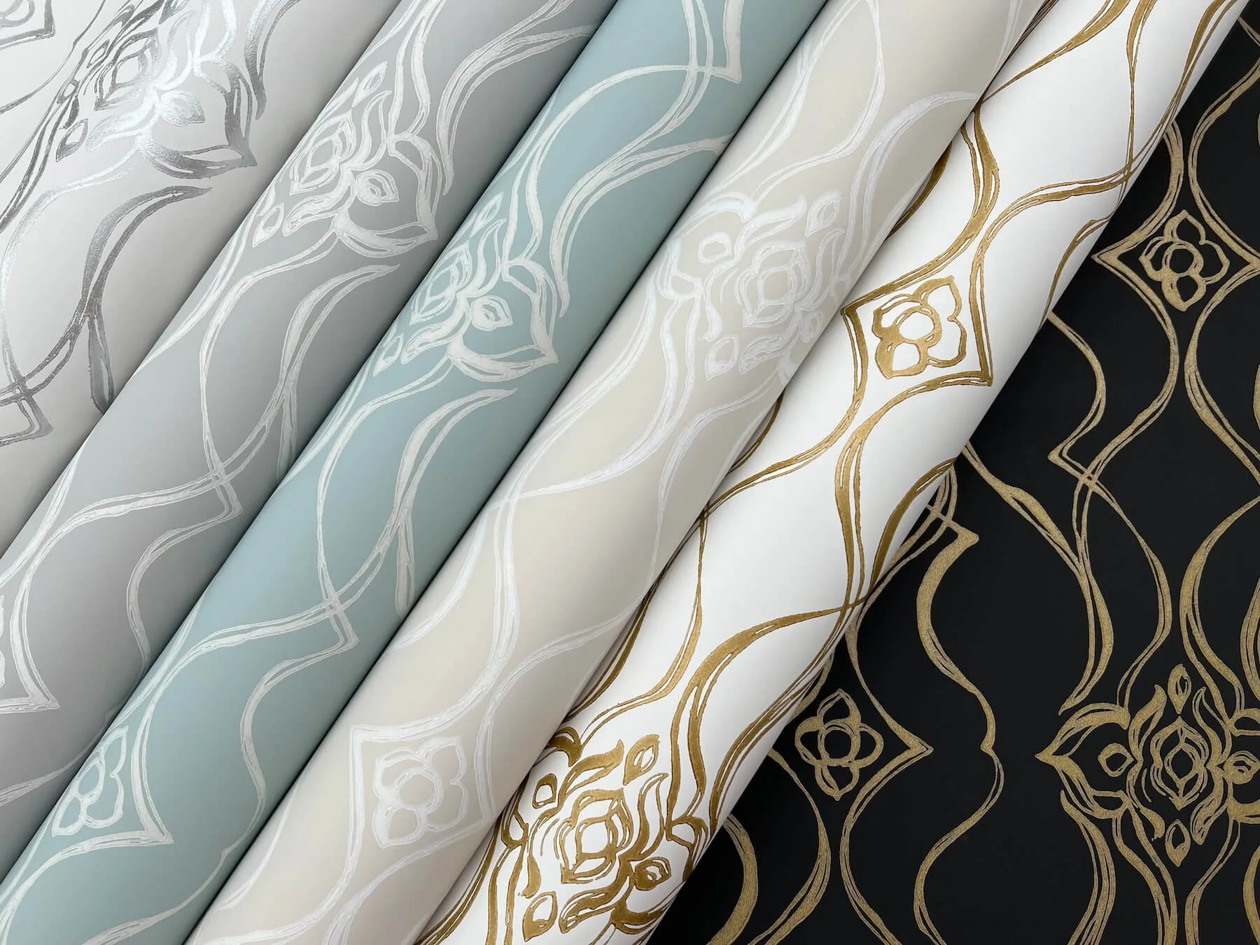 Candice Olson Pirouette wallpaper, color Grey, SKU DF3374
