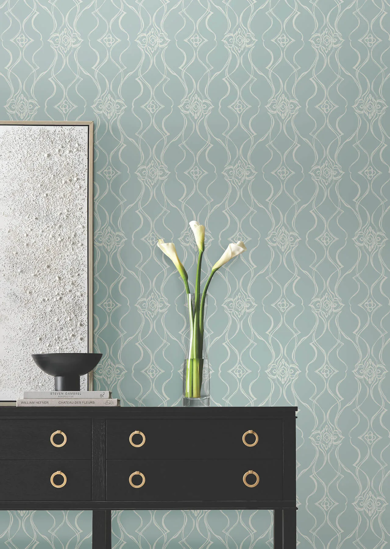 Candice Olson Pirouette - Spa Wallpaper | Buy Online Candice Olson Pirouette wallpaper, color Spa, SKU DF3376