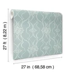 Candice Olson Pirouette - Spa Wallpaper | Buy Online Candice Olson Pirouette wallpaper, color Spa, SKU DF3376