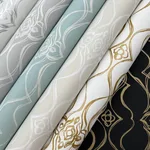 Candice Olson Pirouette - White & Silver Wallpaper | Buy Online Candice Olson Pirouette wallpaper, color White & Silver, SKU DF3373