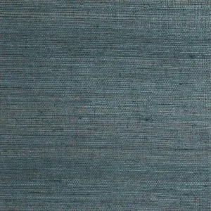 Candice Olson Plain Sisal Grasscloth wallpaper, color Teal, SKU DL2955