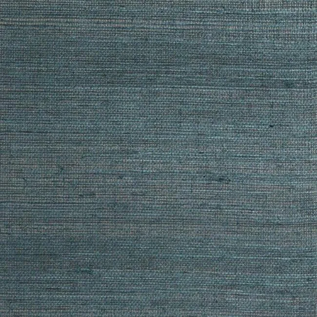 Candice Olson Plain Sisal Grasscloth wallpaper, color Teal, SKU DL2955