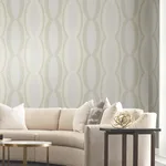 Candice Olson Progression Ogee - Blonde Wallpaper | Buy Online Candice Olson Progression Ogee wallpaper, color Blonde, SKU EV3984