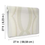 Candice Olson Progression Ogee - Blonde Wallpaper | Buy Online Candice Olson Progression Ogee wallpaper, color Blonde, SKU EV3984
