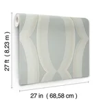 Candice Olson Progression Ogee - Light Blue Wallpaper | Buy Online Candice Olson Progression Ogee wallpaper, color Light Blue, SKU EV3985