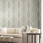 Candice Olson Progression Ogee - Light Neutral Wallpaper | Buy Online Candice Olson Progression Ogee wallpaper, color Light Neutral, SKU EV3983