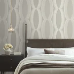 Candice Olson Progression Ogee - Light Neutral Wallpaper | Buy Online Candice Olson Progression Ogee wallpaper, color Light Neutral, SKU EV3983