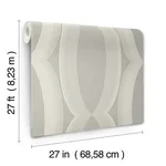 Candice Olson Progression Ogee - Light Neutral Wallpaper | Buy Online Candice Olson Progression Ogee wallpaper, color Light Neutral, SKU EV3983